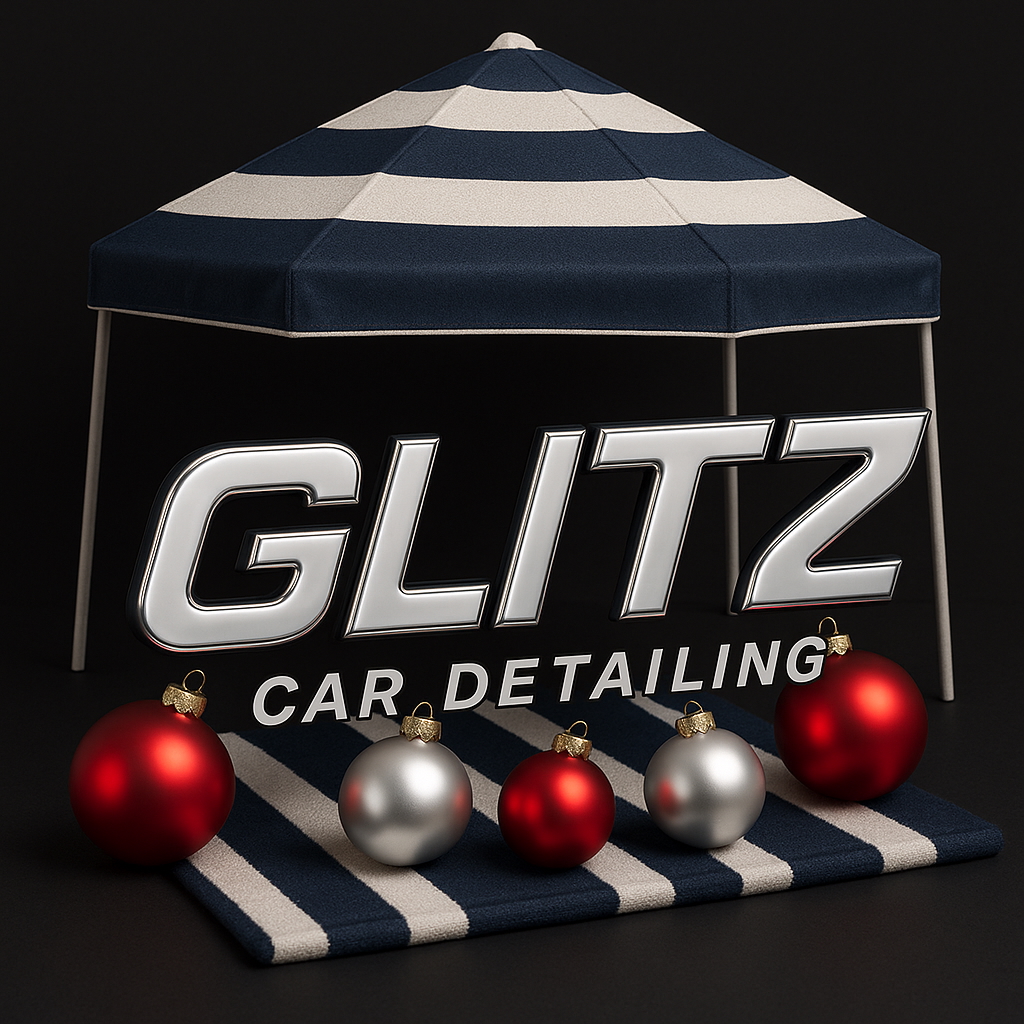 Glitz chillin under a Cool Cabana