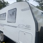 Snow foam caravan