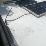 Caravan pre-clean filthy roof