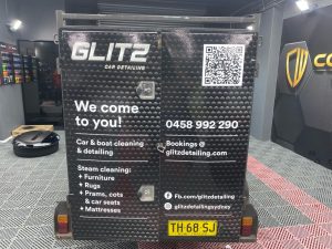 QR code on the trailer