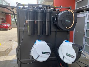 Triple filter water filtration system