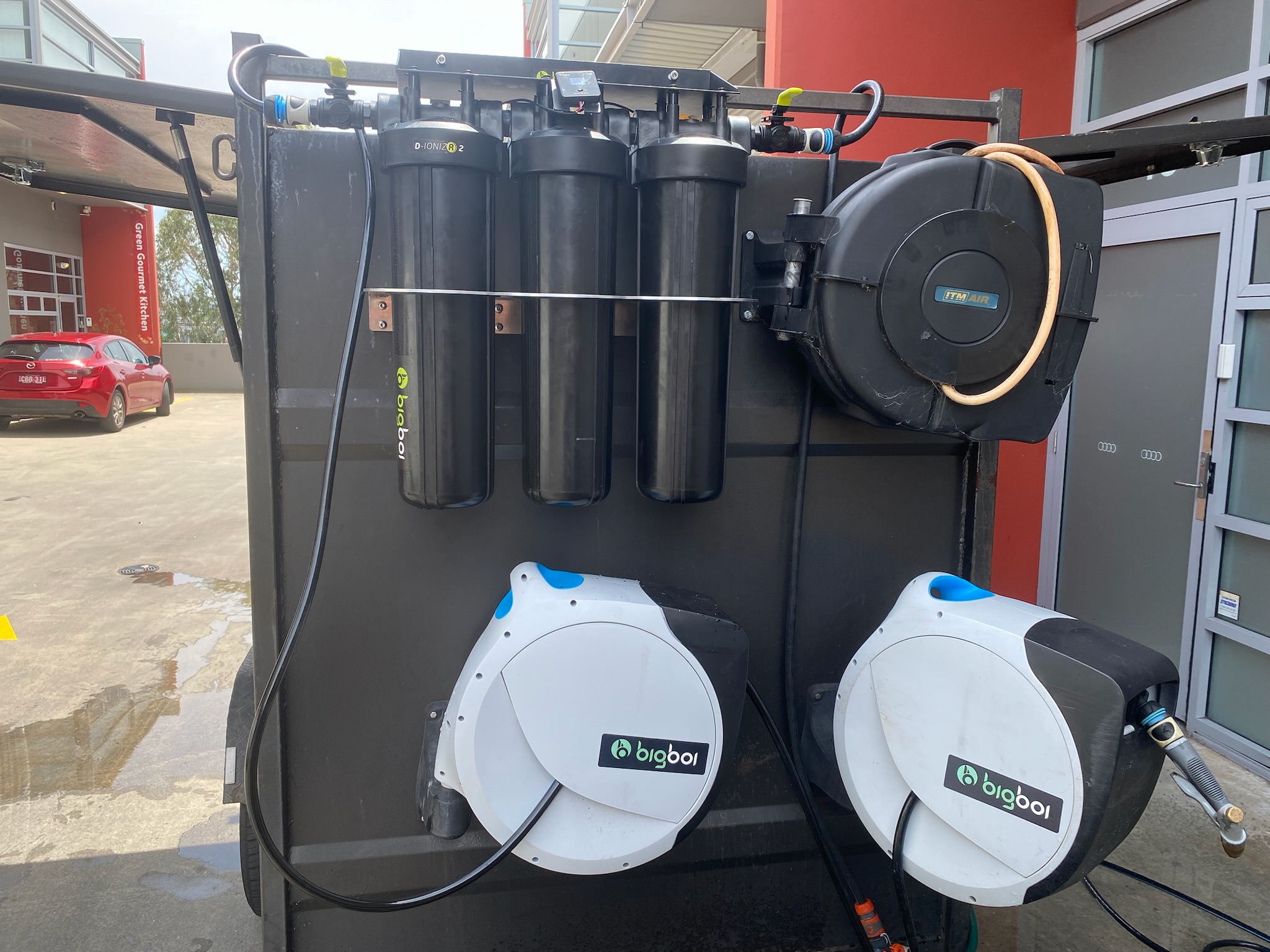 Triple filter water filtration system